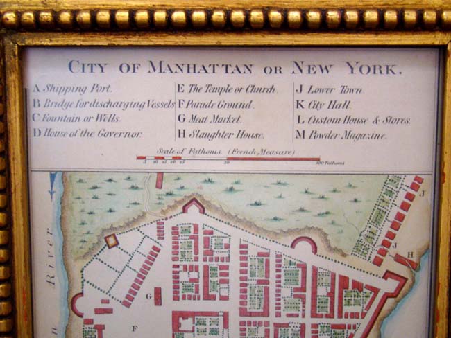 "City of Manhattan on New York" circa 1764 reprinted in 1864 — image 2